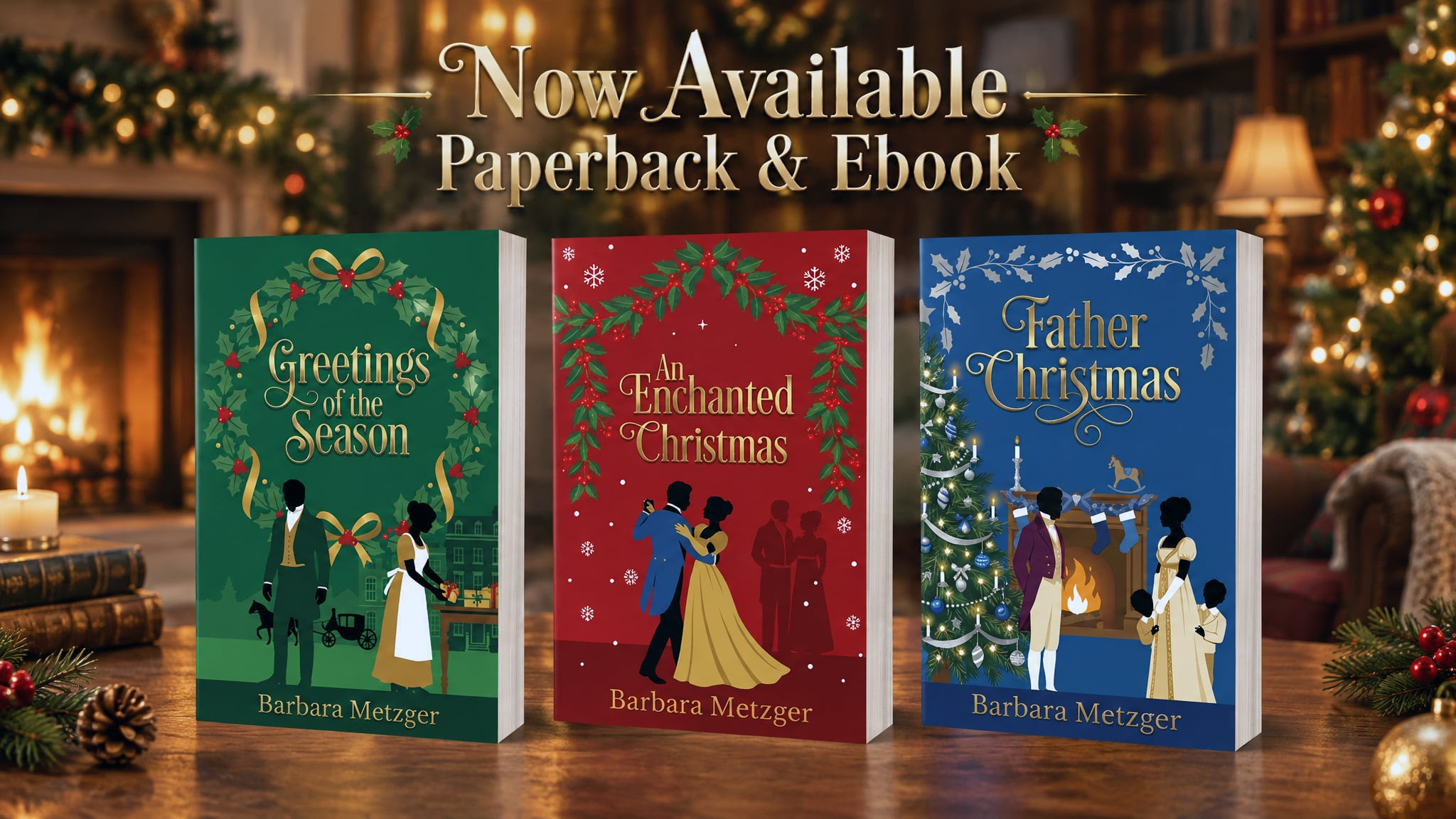 A Christmas Regency Collection by Barbara Metzger now available from Histria Books